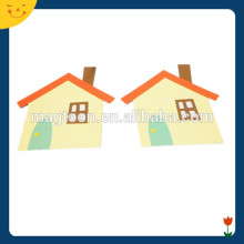 Fashion Shape House Design Magnetic Building Shapes Toy